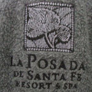 Mens L/S Full Zip "La Posada de Santa Fe Resort & Spa" Gray Fleece Sweater-XXL*